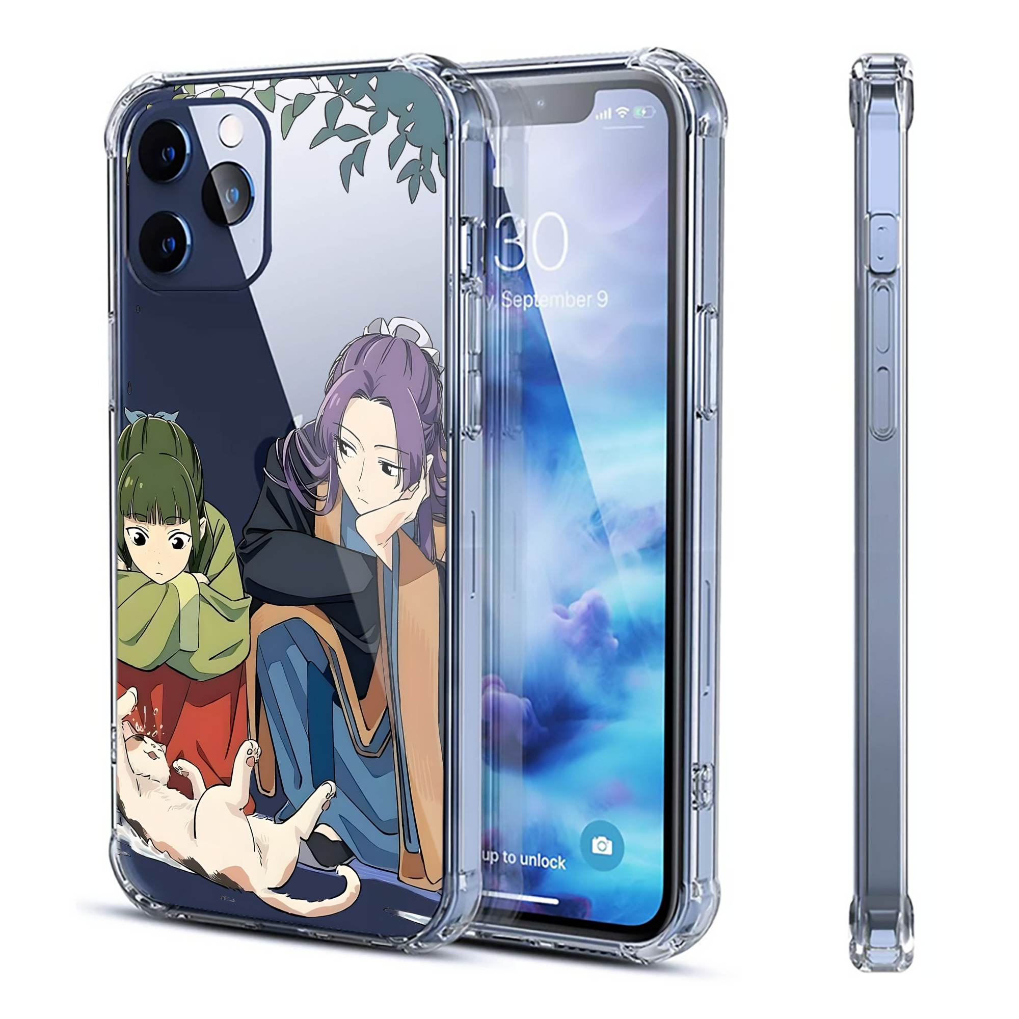 （画像用） 薬屋のひとりごと The Apothecary Diaries 【iPhone 12シリーズ対応】透明スマホケース（クリアソフトケース）